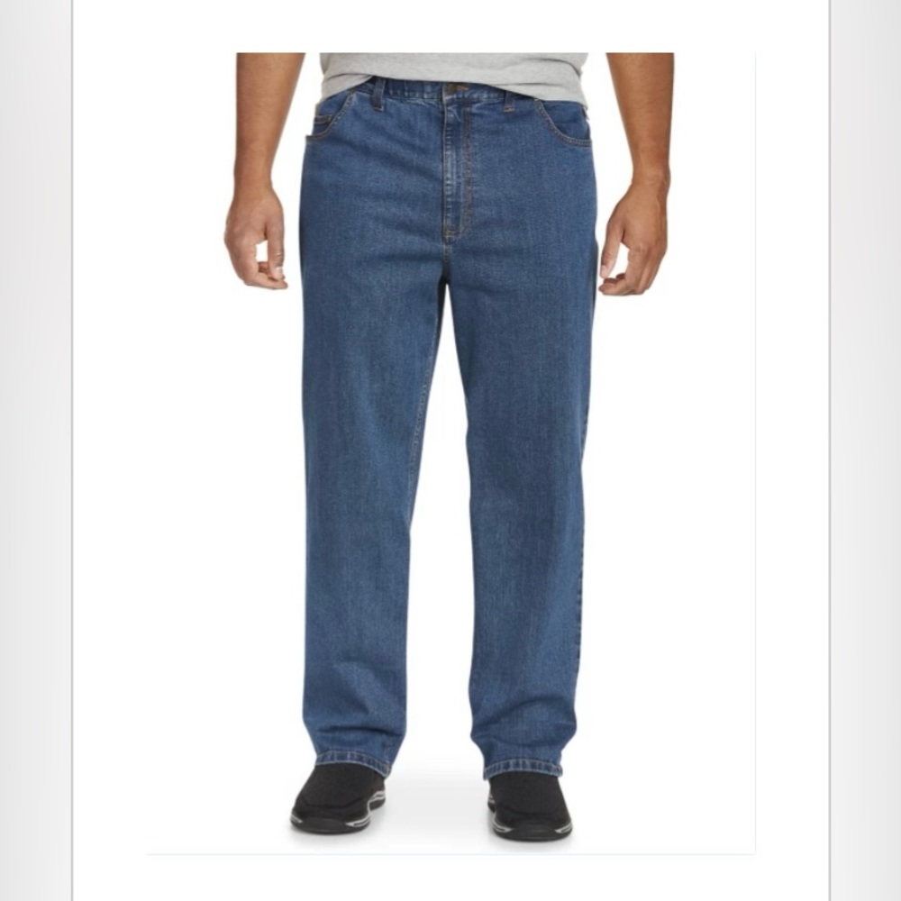 NEW!!! Harbor Bay Big and Tall continues comfort jeans for men size 62x32